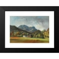 thumbnail image 2 of Friedrich Zeller 14x11 Black Modern Framed Museum Art Print Titled - View of the Sandling from Altaussee, 2 of 5