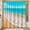 Color 1, variant on Rdsfhsp Clear Turquoise Ocean Wave Sandy Beach Shower Curtain, Tropical Coastal Island Bathroom Decor, Waterproof Washable Polyester Fabric Bath Curtains with Hooks, 72x72 Inches