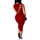 thumbnail image 2 of Mini vestido de club ajustado con cordones y vendaje sexy sin mangas para mujer Zhivalor WRMH-241-7, 2 of 4