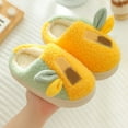 thumbnail image 3 of Gubotare Toddler Slippers Boys Girls House Shoes Slip on Baby Sock Shoes Lightweight Outdoor Walking Shoes (Yellow,2.5), 3 of 7