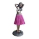 thumbnail image 4 of Figura de resina de muñeca hawaiana para salpicadero de niña bailarina para decoración del hogar y la oficina. rosa roja, 4 of 9