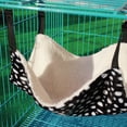 thumbnail image 6 of SPRING PARK Cat Hammocks Bed for Cage,Cat Cage Hammock, Pet Cage Hammock, Reversible Small Pet Hammock for Indoor Cat, and Small Pets, Pet Hanging Bed, Soft Sleepy Pad, 6 of 7