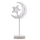 thumbnail image 2 of Toystoory Lámpara LED de noche con forma de estrella y luna, marco blanco, blanca cálida, lámpara de noche creativa con estrella, soporte para Kits de decoración para fiestas TYPE2 luna+estrella Toystoory HA007017-04, 2 of 6