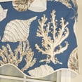 thumbnail image 6 of RLF Home 100% Cotton Seascape Provance  Fully lined Windows Rod Pocket Valance 50" x 15"  Blue, 6 of 6