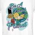 thumbnail image 2 of Junior's Hey Arnold! Befriend the Planet  Graphic Tee White 2X Large, 2 of 3
