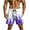 #1_Dark Blue, variant on Men's Trendy Swim Trunks - Vibrant Flame Print & Mesh Liner | Quick-Dry Hawaiian Bathing Suit with Secure Pockets for Beach