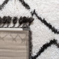 thumbnail image 6 of SAFAVIEH Carmella Stars Aztec Polyester Shag Area Rug, Cream/Gray, 8' x 10', 6 of 10