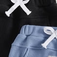 thumbnail image 4 of NIEWTR Kids Casual Denim Shorts Stretch Classic Fit Jean Shorts with Adjustable Waist(Black,0-6 Months), 4 of 7