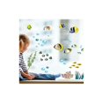 thumbnail image 2 of Etiqueta de la pared de los peces del océano, debajo de la ballena azul pegatinas de pared suaves para la habitación de los niños sala de estar cafetería decoración de la pared del aula estilo-a, 2 of 5