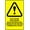 Warning Sign 2, variant on Safety Footwear Must Be Worn In This Area Metal Tin Sign - 8"x12", Industrial/Commercial Decor for Workshops, Construction, Safety Zones