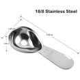 thumbnail image 2 of 4 Pieces Coffee Scoop Stainless Steel Coffee Scoops Short Handle Tablespoon Measuring Spoons for Coffee Tea Sugar Flour, 2 of 7