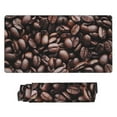 thumbnail image 2 of Bingfone Coffee Bean Large Gaming Mouse Pad,Extended Desk Mousepad With Stitched Edges,Non-Slip Base,Water Resist Keyboard Pad For Gamer, Office & Home, 29.5 X 16 In, 2 of 9