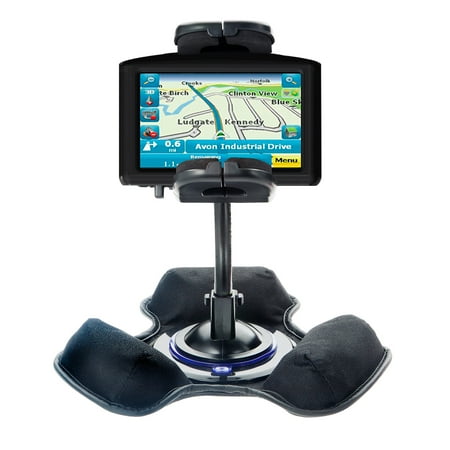 Bean Bag Dashboard Mount - Car / Truck Vehicle Holder Mounting System for Maylong FD-430 GPS For Dummies Includes Unique Flexible Windshield Suction and Universal Dashboard Moun