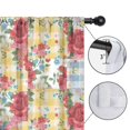 thumbnail image 4 of Blackout Kids Curtains,Pioneer Flower Floral Print Pattern Childrens Insulated Curtains Set Of 2,Bedroom Essentials,Toddler Room Decor 52"x84", 4 of 5
