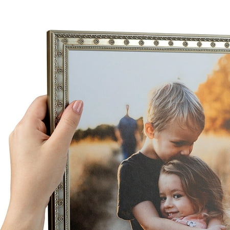 ArtToFrames 19" x 36" Silver Picture Frame, 19x36 inch Multi Wood Poster Frame (WOM-4756)