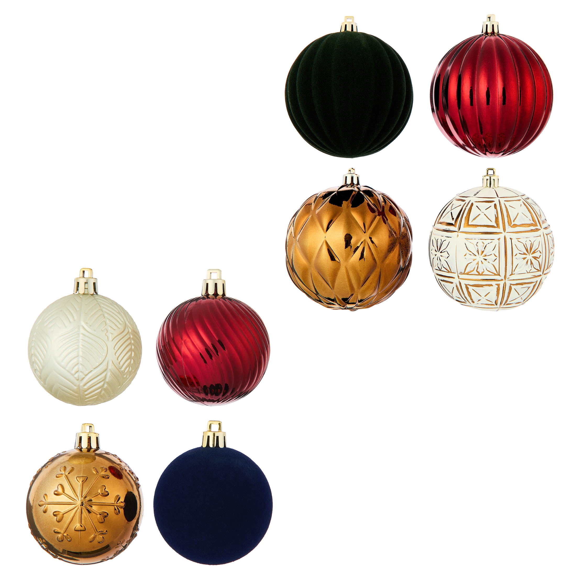 My Texas House 62-Count Multicolor Shatterproof Christmas Ornaments