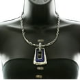 thumbnail image 5 of Erica Lyons Statement-Necklace Silver-Tone/Blue, 5 of 5