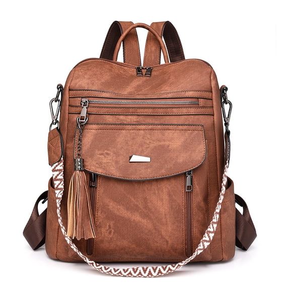 Backpack Purse For Women Pu Leather Backpack Fashion Ladies Shoulder Bag For Travel School