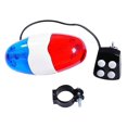 thumbnail image 1 of Bicycle 6 Flashing Led 4 Sounds Police Siren Trumpet Horn Bell Bike Rear Light, 1 of 4