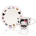 thumbnail image 1 of Set de taza de té y platillo Hello Kitty Black Cat Bone China, 200 ml, 1 of 8
