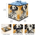 thumbnail image 3 of Spotted Dog Large Capacity Foldable Storage Bin Box Cubes with Handle, 10.8"x10.5"x10.6, 3 of 6