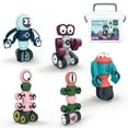 thumbnail image 4 of GloryStar 1 Set Of Building Blocks Plastic Diy Assembling Magnetic Building Block Toys Mercury Guardian, 4 of 9
