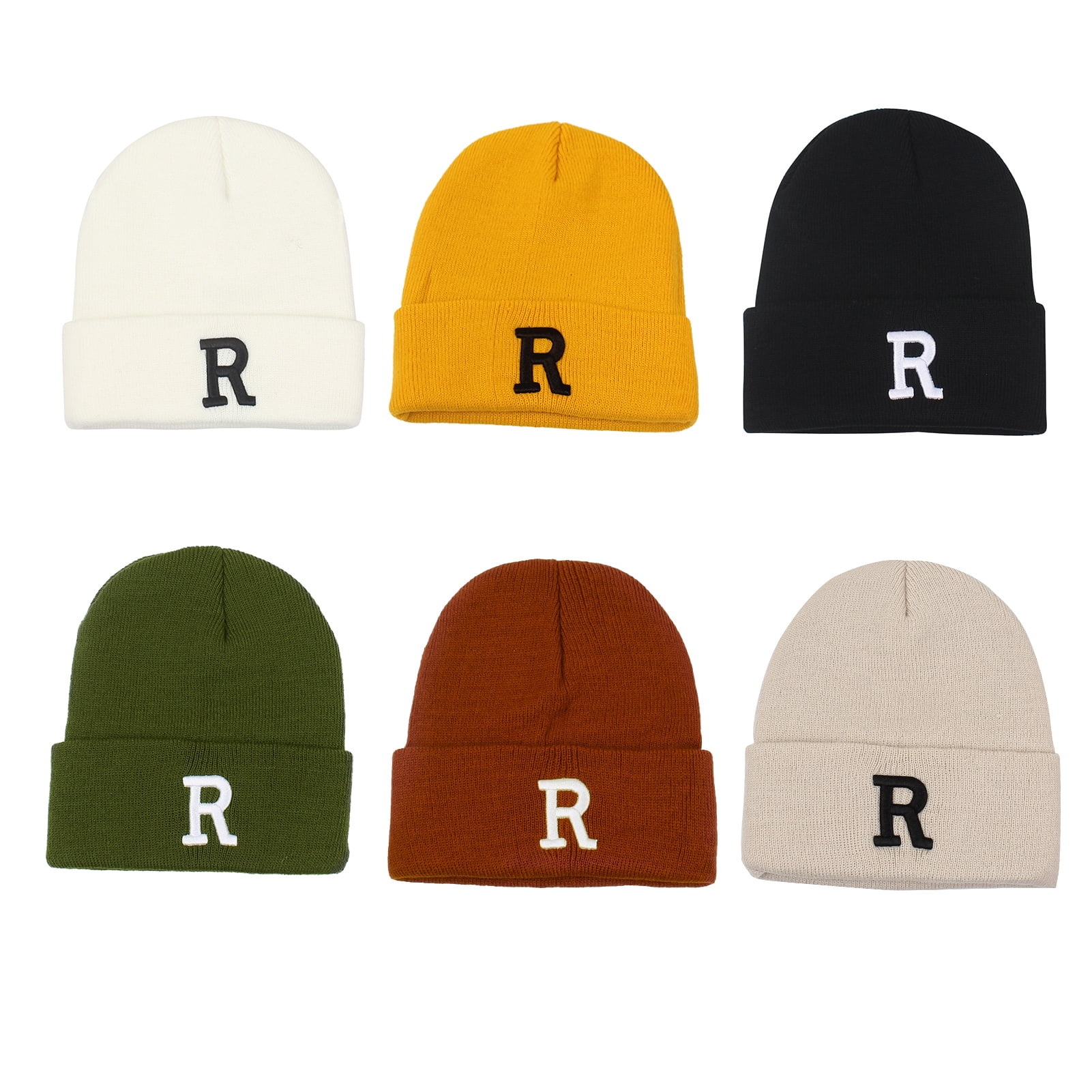 Men Women Winter Knitted Beanie Hat R 
