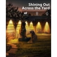 thumbnail image 5 of Solar Lights Outdoor, IP67 Waterproof Solar Deck Lights for Fence Yard Patio Garden Step Garage ( 4-Pack), 5 of 9