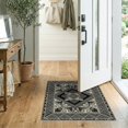 thumbnail image 2 of ODIKA 2'x3' Washable Accent Rug Spotted Inspired Geometric Abstract Patchwork Bold Cow Snack Refined Structured for Bedroom, RV, Pet Friendly, Bedside Mat, 2 of 7