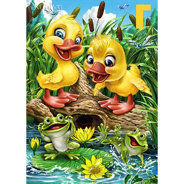 Taladro diamante pintura (DE4389) 5D DIY pato completo punto de cruz bordado adornos 40x50cm Hugtrwg Para estrenar