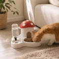 thumbnail image 6 of Cottage Style Pet Feeder Water Dispenser Food Storage Sealed Auto Refill for Cats Dogs Small Pets Indoor Feeding Station Cute Decor, 6 of 7