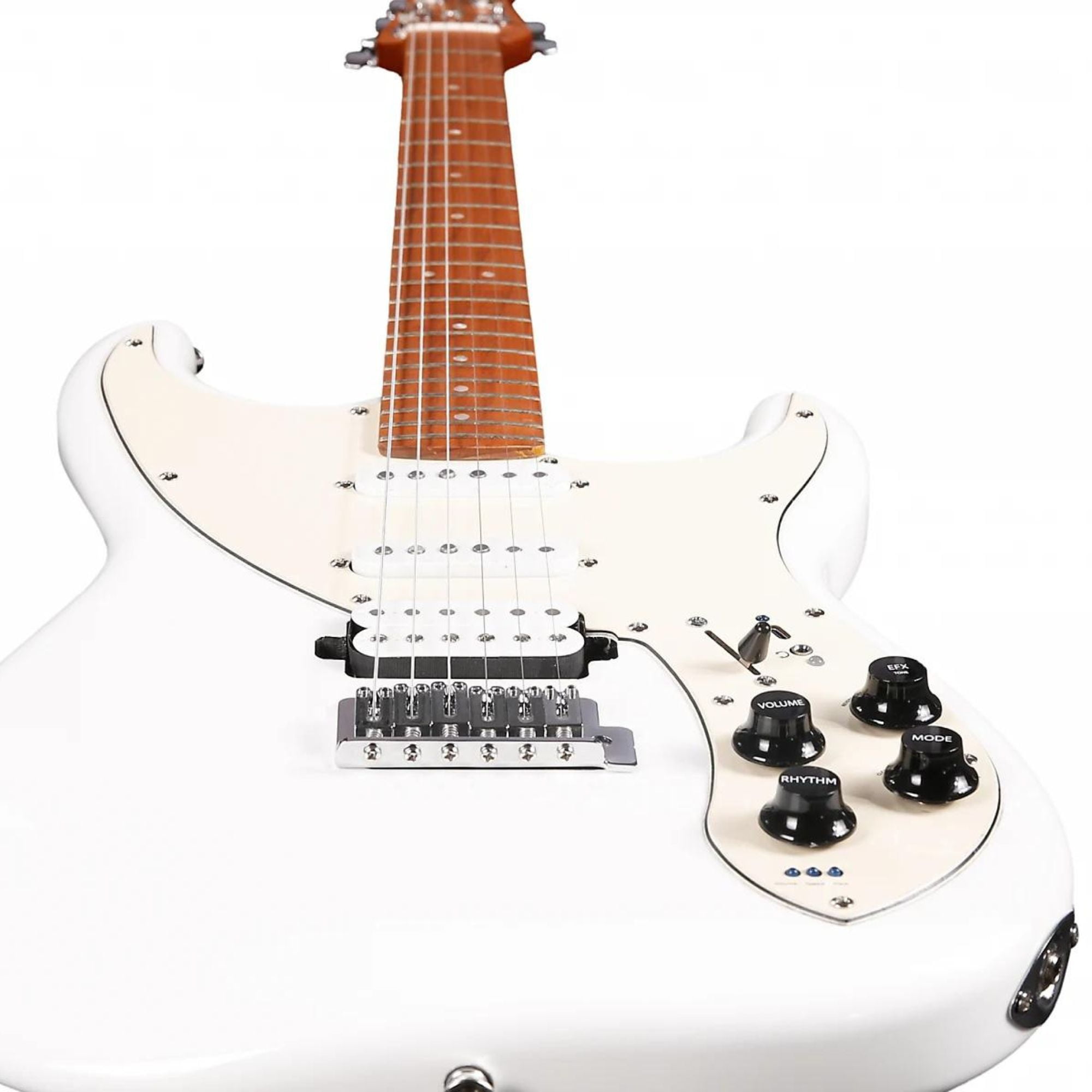 TYMA E7 Smart Guitar | The Ultimate Portable All-in-One Guitar - Snow Feather White
