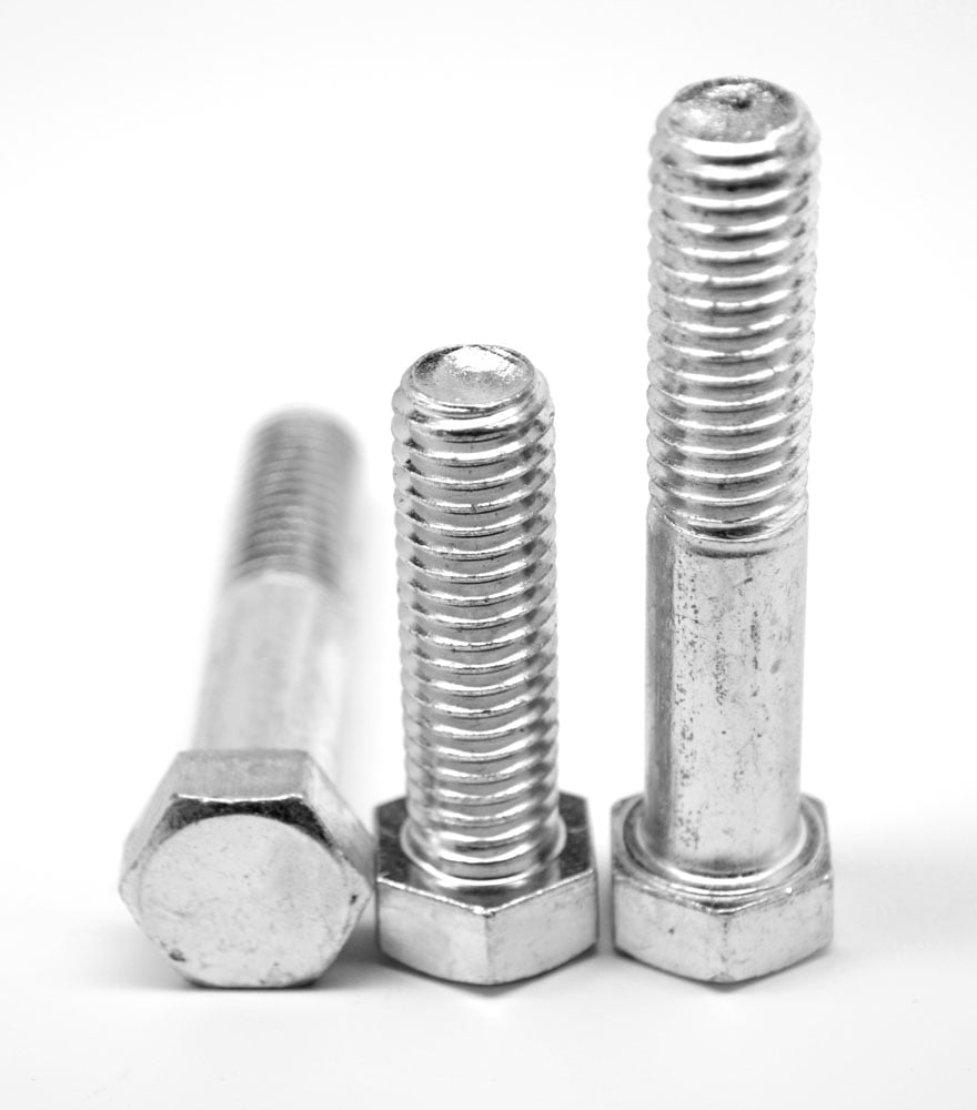 Stainless Steel Hex Cap Screw Bolt Partial Thread 1/4-28 x 1-1/4 100/PCS 