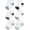 Blues, variant on Carter's Child of Mine, Infant Baby Girl Terry Lowcut Socks, 6 Pack, Sizes 0-12 Months