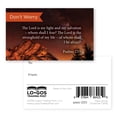 thumbnail image 4 of Don't Worry, Psalms 27:1, Pass Along Scripture Cards, Pack 25, 4 of 6
