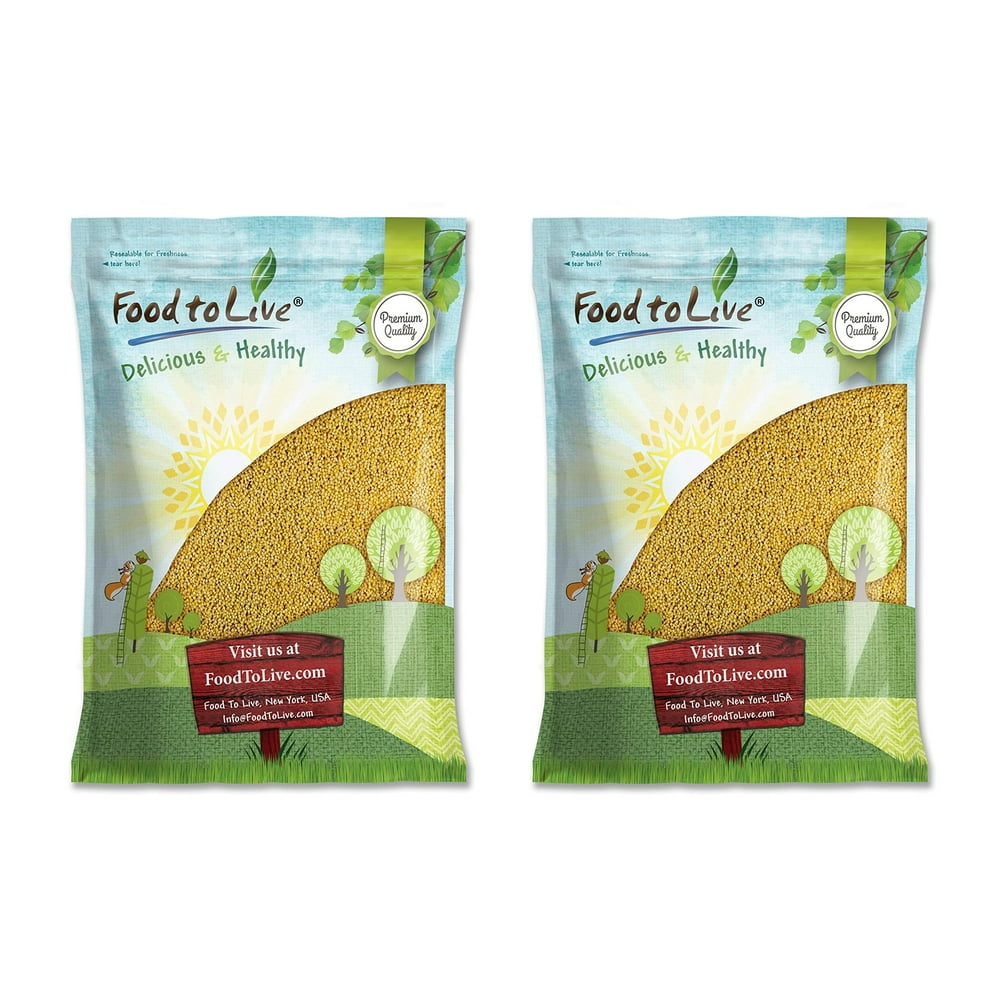 Hulled Millet, 18 Pounds Whole Grain Seeds, Kosher, Raw, Bulk by