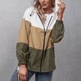 thumbnail image 3 of Manteau Imperméable Léger à Capuche pour Femmes, Coupe-Vent, 3 of 3