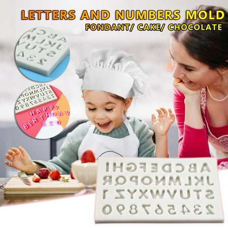 

Banghong Baking Set Supplies Diy Creative Letters Numbers Silicone Mold Chocolate Cake Decoration Baking Mold