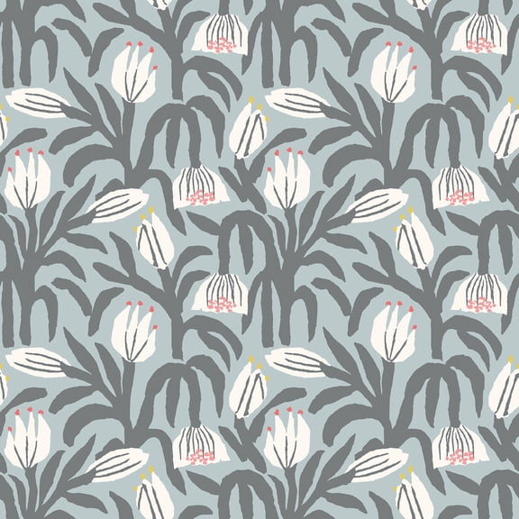 Hoopla Walls Chunky Flower Summer Shower Peel and Stick Wallpaper