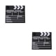 thumbnail image 1 of Injueey 1pc Director de Escena de la película Clapperboard TV Video Clapper Board Film Photographic Prop Decoraciones colgantes Type1 NO1, 1 of 6