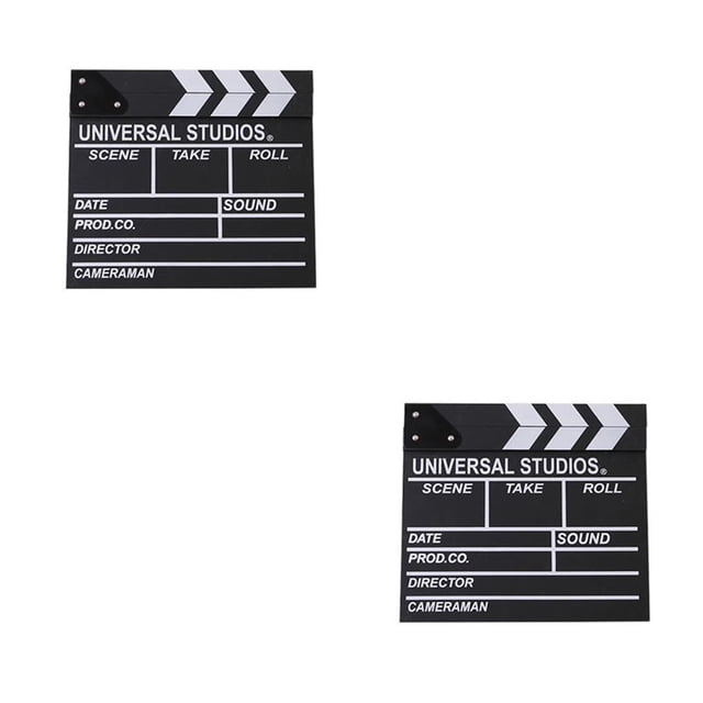 Seitruly 20x20 Director Video escena Clapperboard TV Movie Clapper Board película profesional pizarra corte Prop decoración del hogar Type1 NO1