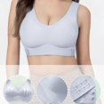 thumbnail image 7 of Endives Jelly Bra for Women Wireless Full Coverage Support Bra Back Hook Closure Soft Everyday Sleep Bra for Large Bust XL, 7 of 7