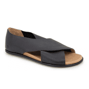 Gentle Souls by Kenneth Cole BLACK Women's Laniey Crisscross Sandals, US 11