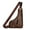 Brown-Style B, variant on Men's Crossbody Sling Bag, Small Sling Backpack Purse Waterproof PU Chest Bag for Travel Outdoor, Black
