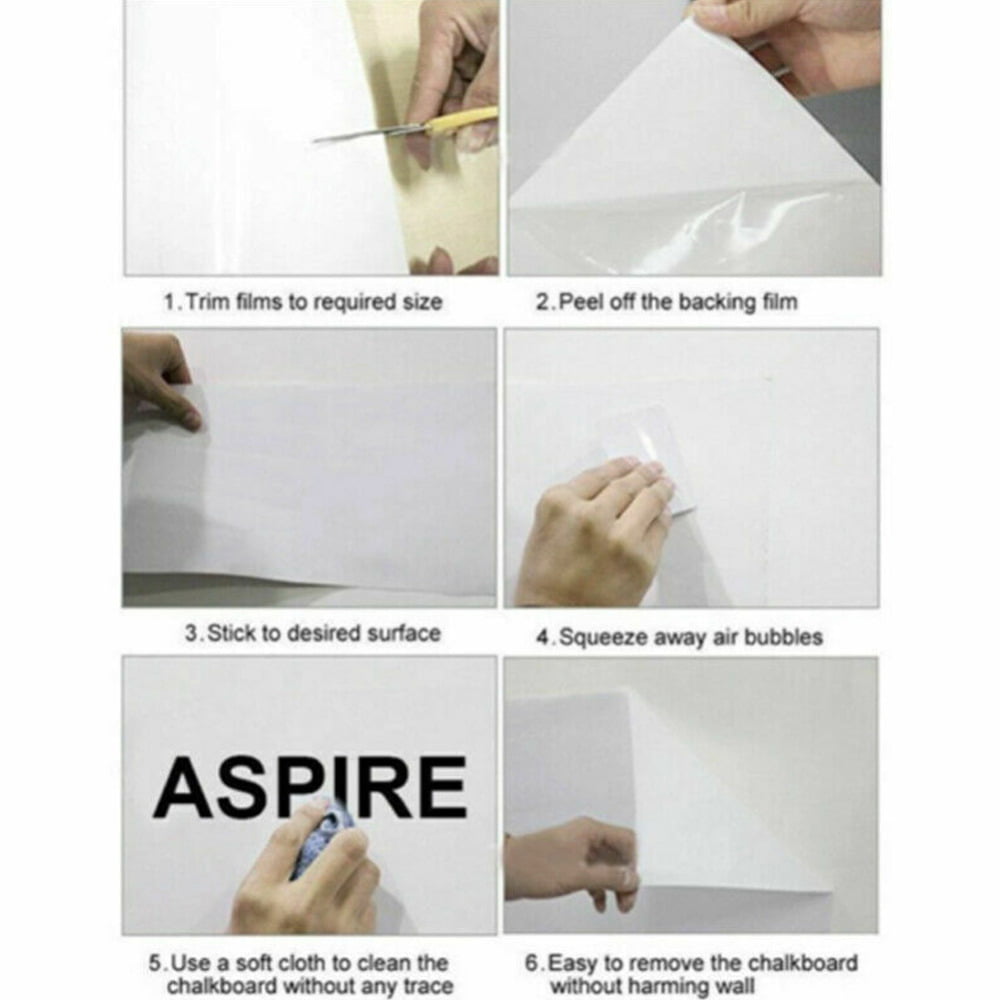 Stickerboard Reusable Roll Up White Board 45cmx200cm Erase