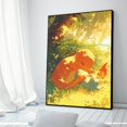 thumbnail image 3 of Figuras de anime de Pokémon en alta definición, Charizard, Bulbasaur, Squirtle, Charmander, ilustraciones, póster, pintura en lienzo, arte de pared, decoración de la habitación del hogar, 3 of 5