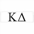 thumbnail image 3 of Pro-Graphx Kappa Delta Greek Sorority Sticker Decal, 2.5 Inches Tall, Black, 3 of 4