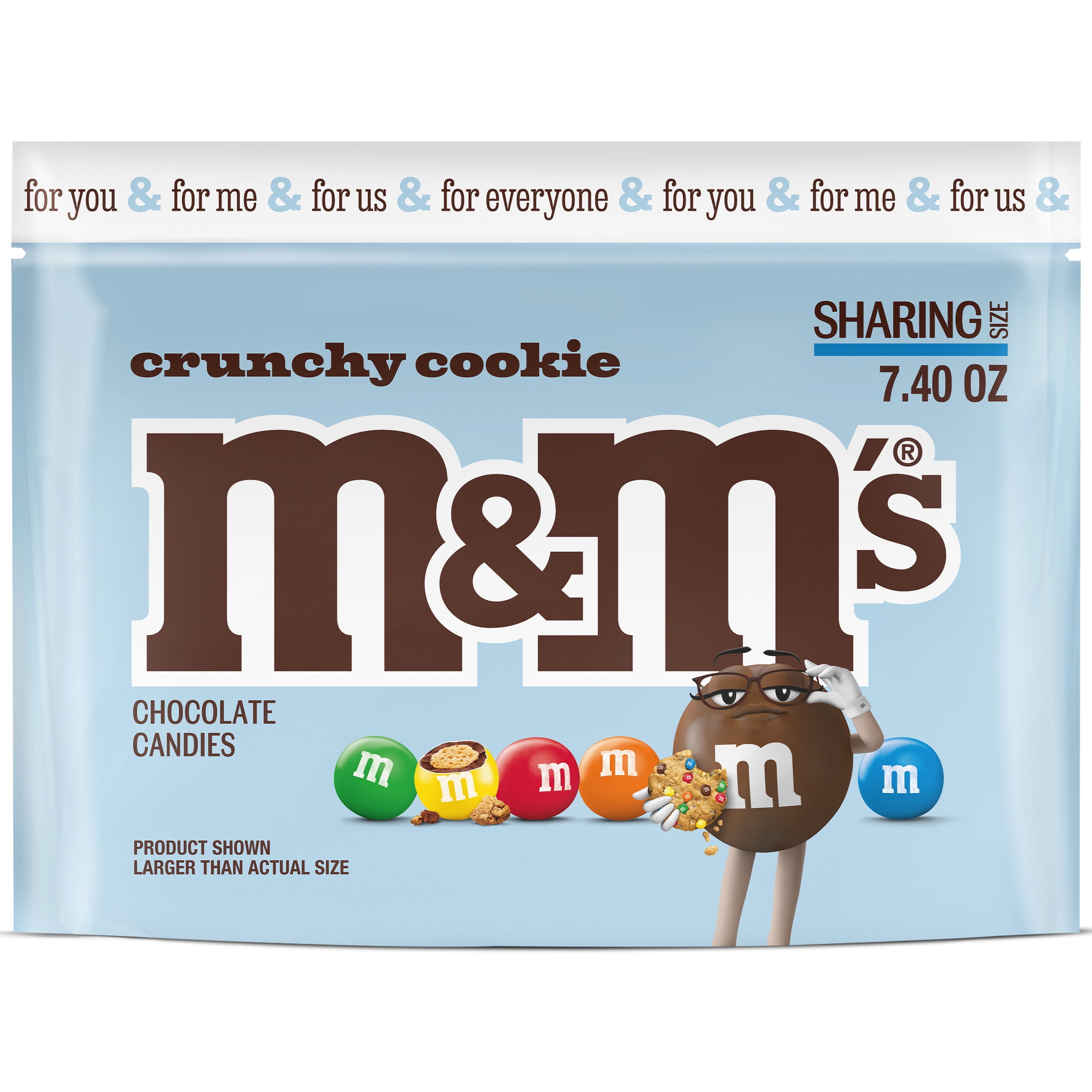3 pack) M&M's Almond Milk Chocolate Candy, Sharing Size - 8.6 oz