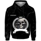 thumbnail image 3 of Sudadera con capucha de otoño para hombre, sudadera con capucha con estampado de calavera, sudaderas para hombre, sudadera con capucha informal holgada a la moda, jersey gótico, 3 of 4