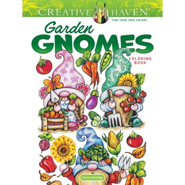 Dover Adult Coloring Books Whimsical Gnomes Coloring Book, (Paperback) - Walmart.com